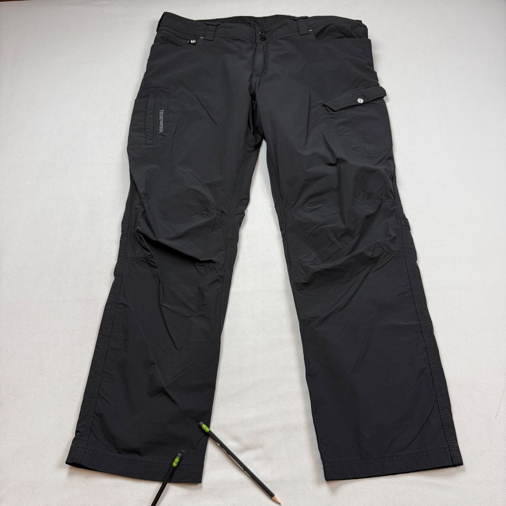 Truewerk T1 Werkpant Mens 40x32 Black Technical Work Pants Lightweight Stretch